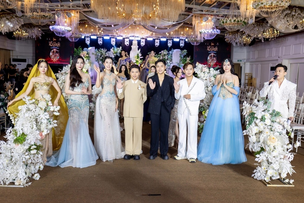Thí sinh Miss Charm Vietnam 2026 trình diễn váy lấy cảm hứng đồng quê