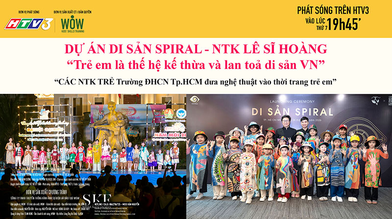 Tập 10 -  Phong cách thời trang trẻ em HTV3 - Tập 10 - Di sản Spiral, Thời trang trẻ em của các Ntk trẻ ĐH-CN